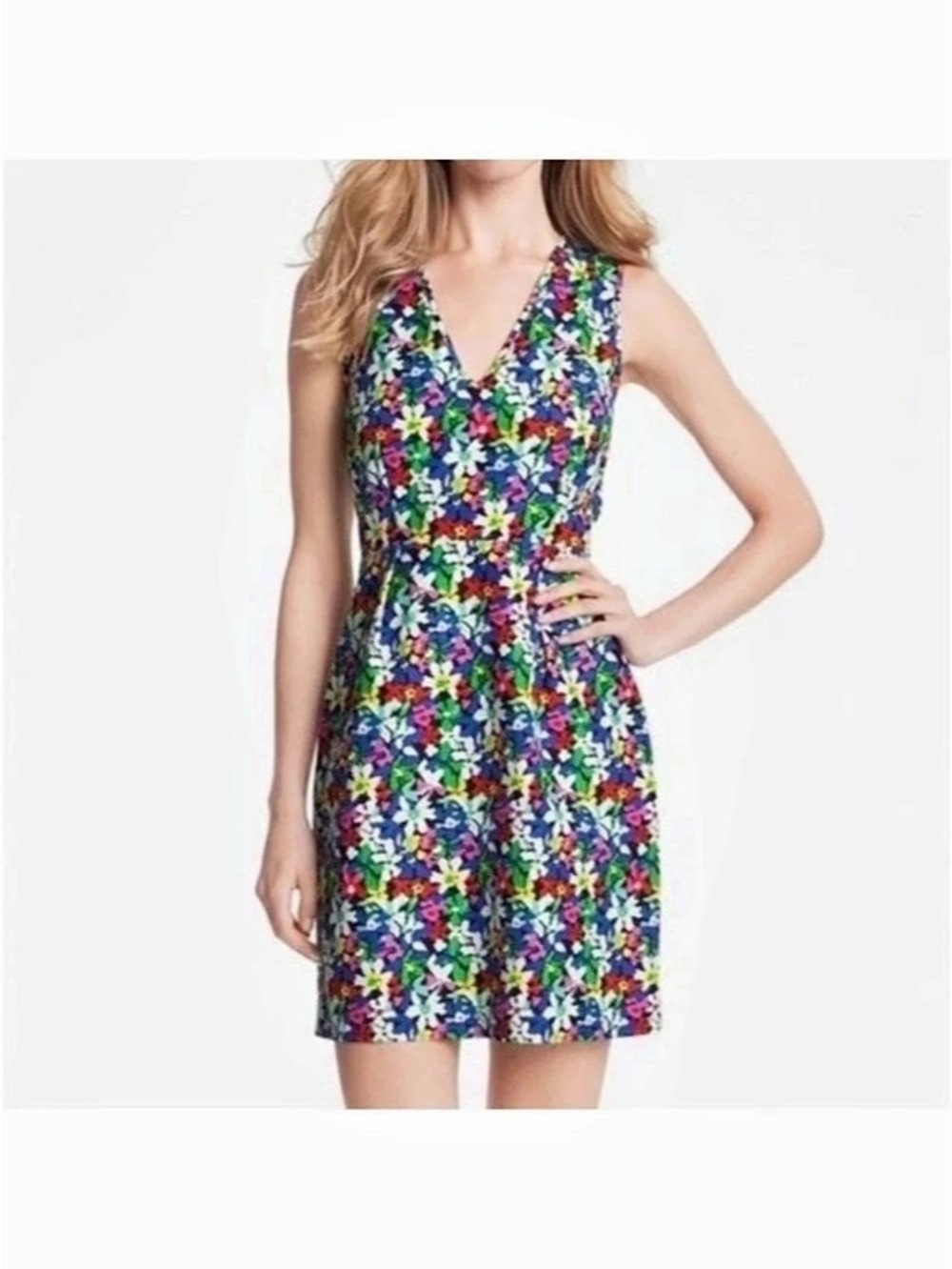 Kate Spade Mira In Full Bloom Floral Mini Dress Size 6